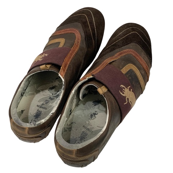 Fly London Men's Leather Suede Casual Slip On Sneakers Shoes Size EU 44 - Picture 3 of 11